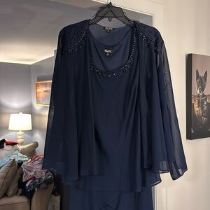 Blue mother of the brides dress. Worn once